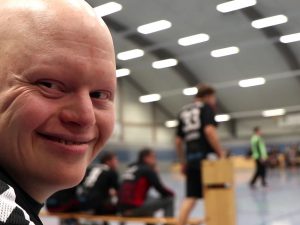 Nicolas, der Wischer der DJK Waldbüttelbrunn