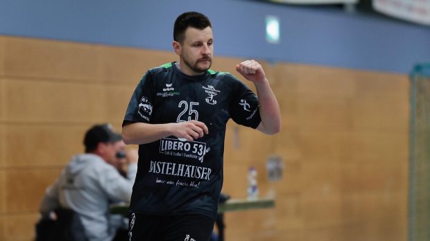 Lukas Lutz erzielte 13 Tore für die DJK Waldbüttelbrunn im Heimspiel gegen Coburg II